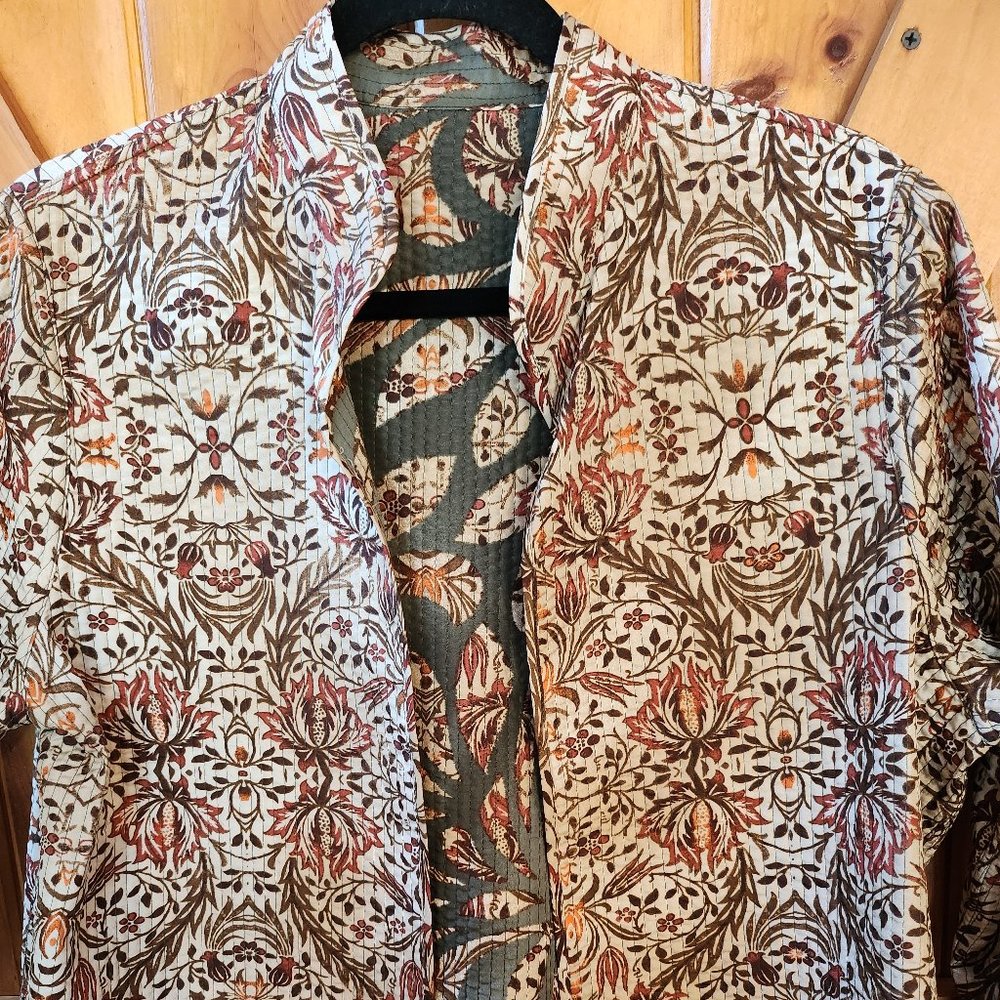 Vintage Alfred Dunner Reversible long sleeve jacket.
